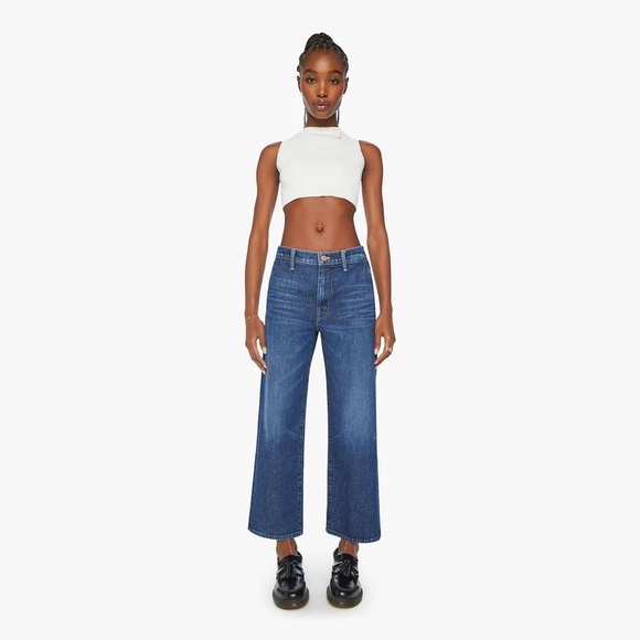 MOTHER Dodger Prep Ankle Jeans in Yee Haw 25 - Picture 4 of 11